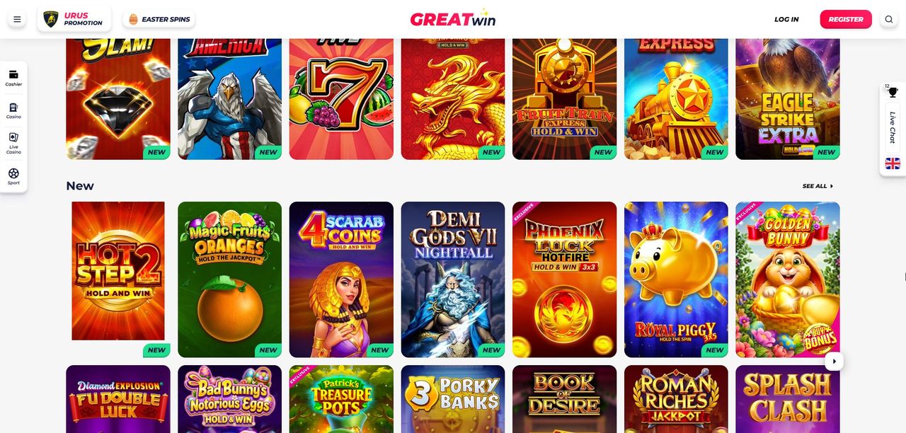 GreatWin Casino - Kompletní recenze pro české hráče 2026 Casino